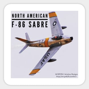 F-86E Sabre Fast-Pass Sticker